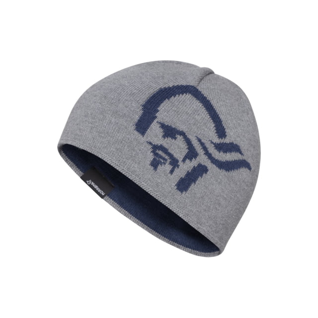 Norrona /29 Mid Cotton Logo Beanie Grey Melange One Size  Size