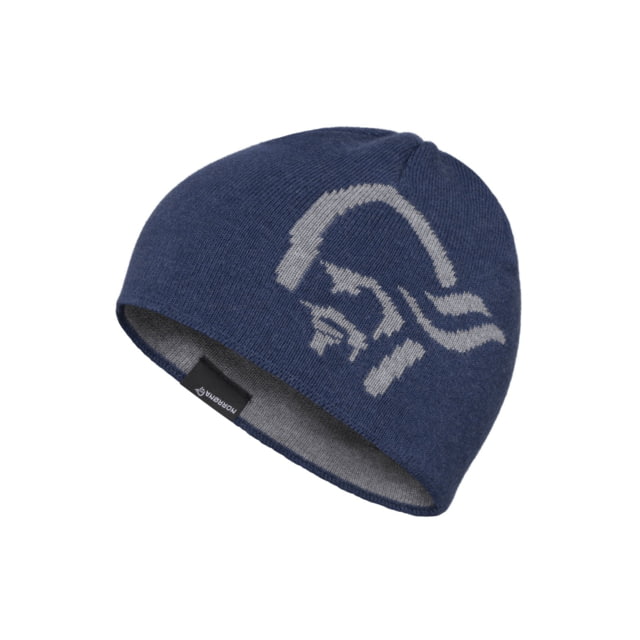Norrona /29 Mid Cotton Logo Beanie Indigo Night Melange One Size  Size