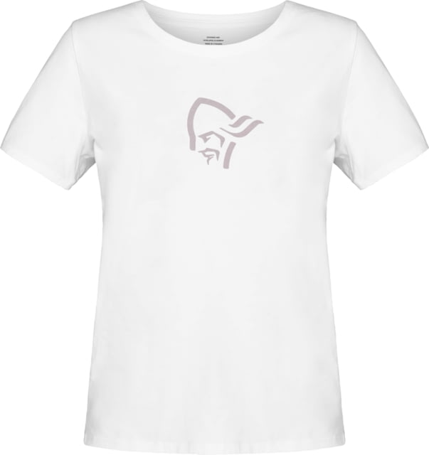 Norrona Cotton Viking2 T-Shirt - Women's White Large