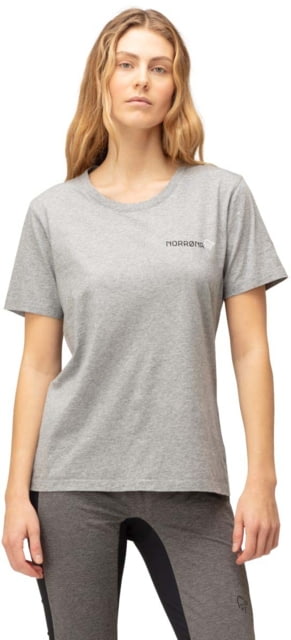 Norrona Duotone T-Shirt - Women's Grey Melange Medium 3410-22 8870