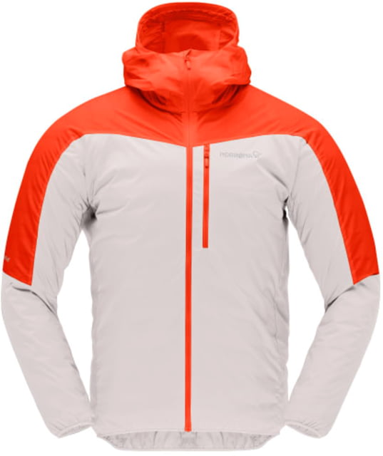 Norrona Falketind Aero60 Hood - Men's Arednalin/Pure Cashmere Extra Large
