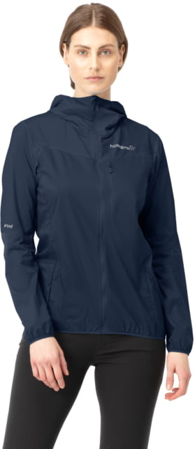 Norrona Falketind Aero Hooded Jacket - Women's Indigo Night Extra Small 1809-22 2295 XS