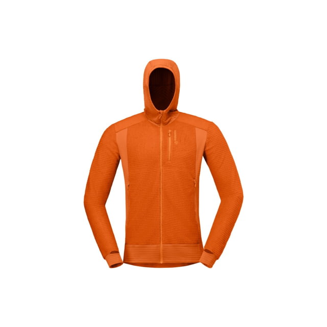 Norrona Falketind Alpha 120 Zip Hooded Jacket - Men's Gold Flame Small