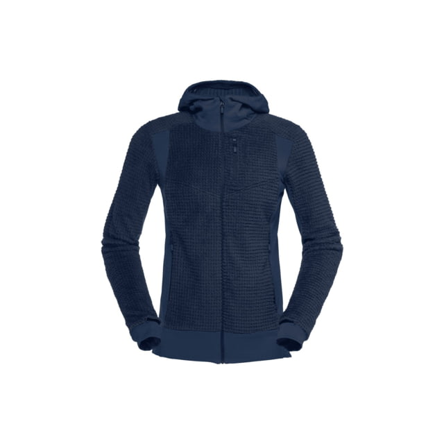 Norrona Falketind Alpha 120 Zip Hooded Jacket - Women's Indigo Night Extra Large
