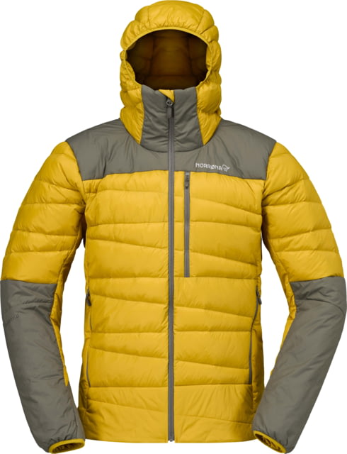 Norrona Norrona Falketind Down750 Zip Hood - Men's Golden Palm Small