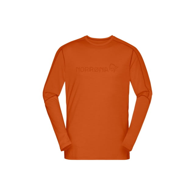 Norrona Falketind Equaliser Merino Round Neck Shirt - Men's Gold Flame Extra Large