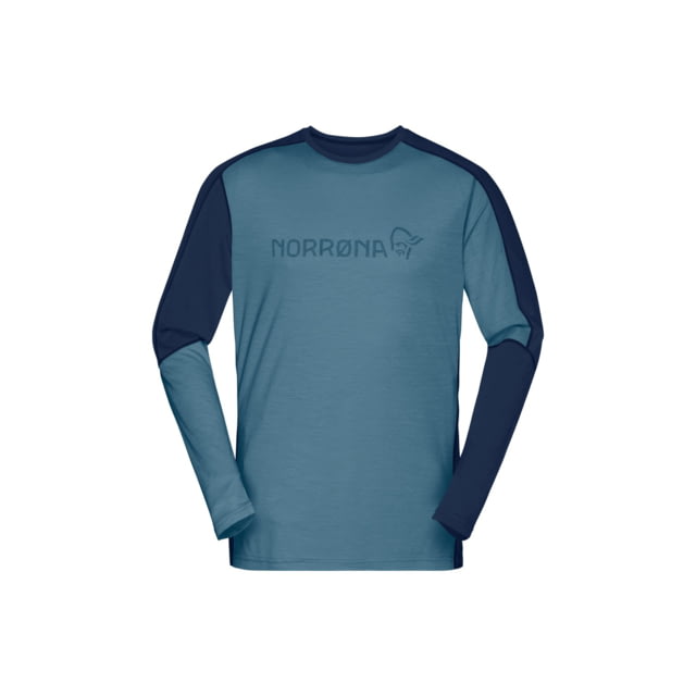 Norrona Falketind Equaliser Merino Round Neck Shirt - Men's Trooper 2XL