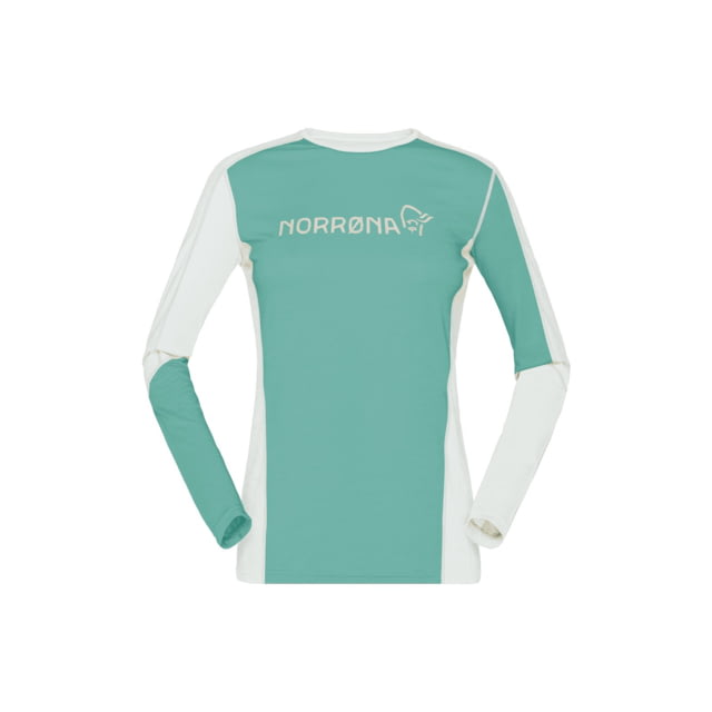 Norrona Falketind Equaliser Merino Round Neck Shirt - Women's Malachite Green Extra Large