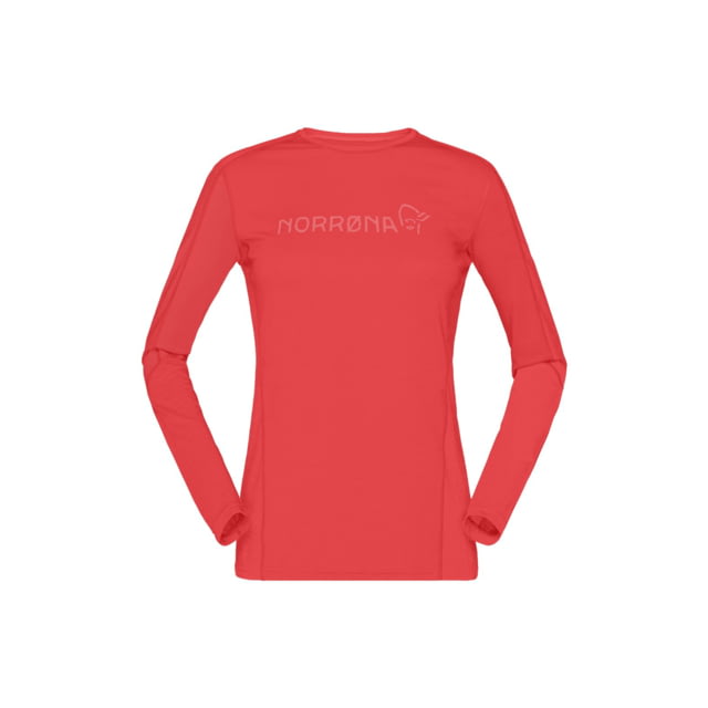 Norrona Falketind Equaliser Merino Round Neck Shirt - Women's Paprika Medium