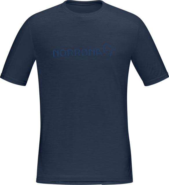 Norrona Falketind Equaliser Merino T-Shirt - Mens Indigo Night Large 7042698472250