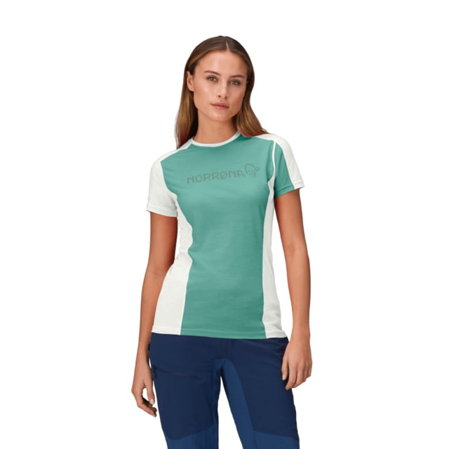Norrona Falketind Equaliser Merino T-Shirt - Women's Malachite Green Extra Small