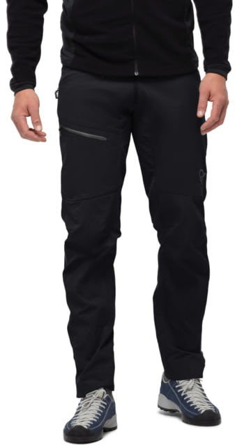 Norrona Falketind Flex1 Heavy Duty Pants - Mens Caviar/Zip Grey Small 7042698462725