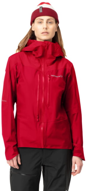Norrona Falketind Gore-Tex Paclite Jacket - Womens Jester Red/True Red Extra Small 7042698454881