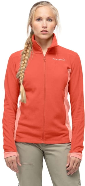 Norrona Falketind Warm Jacket - Women's Orange Alert/Peach Amber Large 1846-17 5651