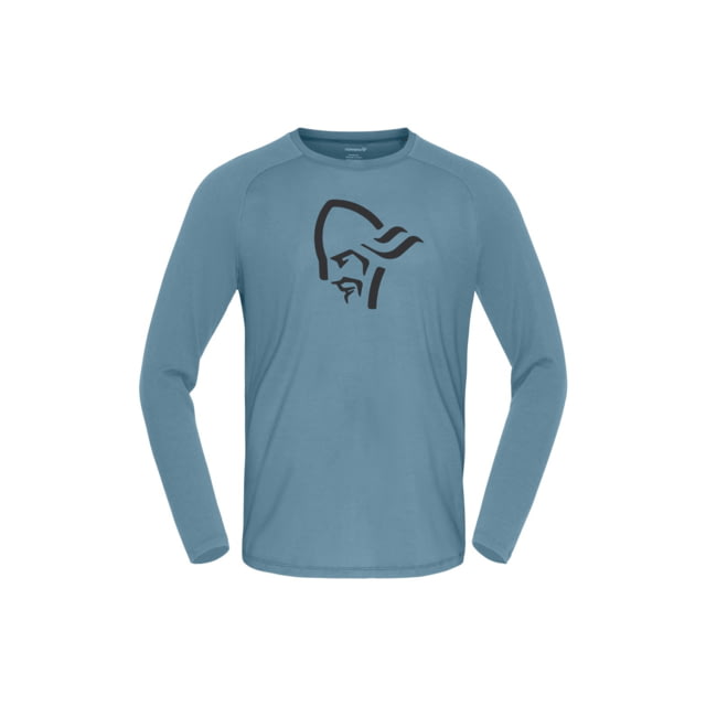 Norrona Femund PureUll Long Sleeve Top - Men's Trooper Large