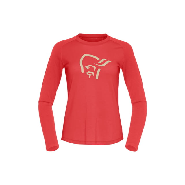 Norrona Femund PureUll Long Sleeve Top - Women's Paprika Large