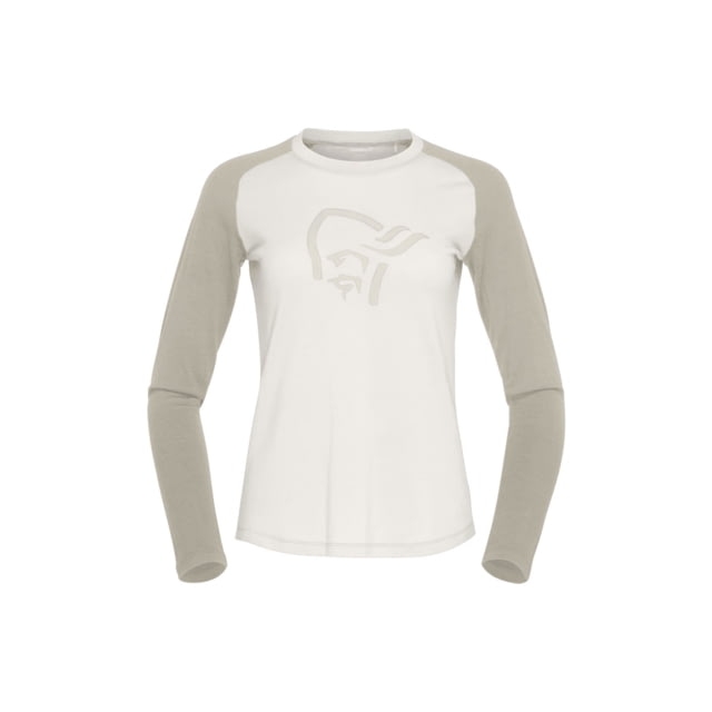 Norrona Femund PureUll Long Sleeve Top - Women's Whisper White Small