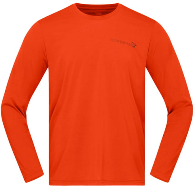 Norrona Femund Tech Long Sleeve - Men's Pureed Pumpkin Medium