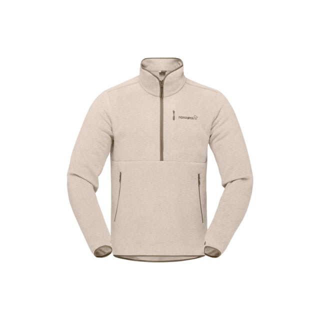 Norrona Femund Warm2 Halfzip Top Pure Cashmere Small