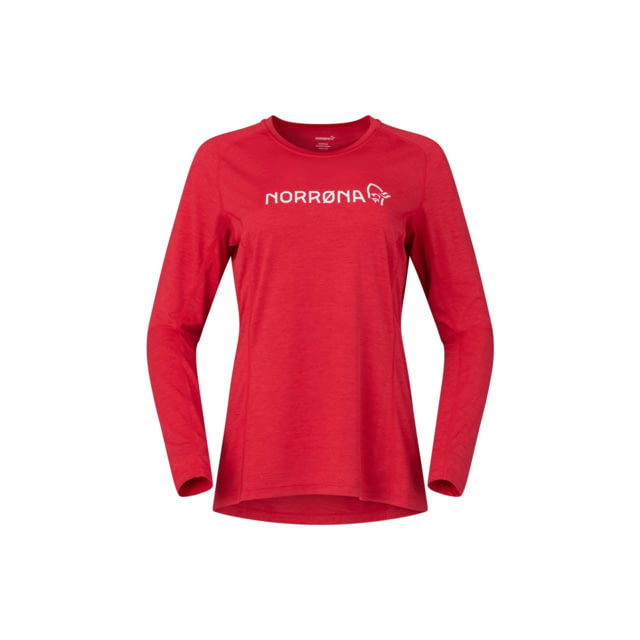 Norrona Fjora Equaliser Lightweight Long Sleeve Top - Women's Aura Orange Medium