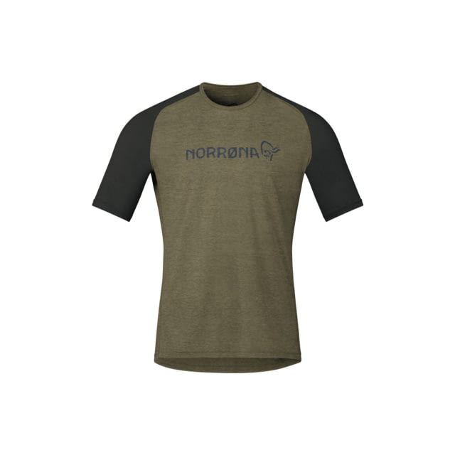 Norrona Fjora Equaliser Lightweight T-Shirt - Men's Olive Night Large