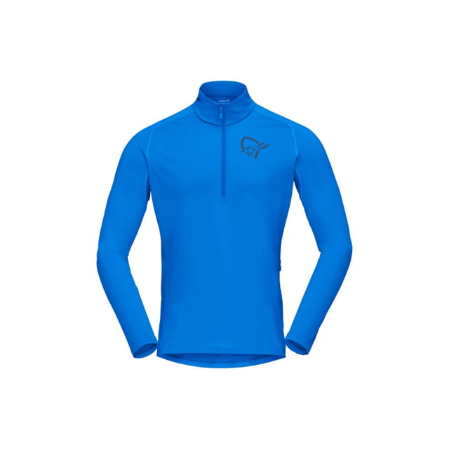 Norrona Fjora Equaliser Long Sleeve Zip Top - Men's Skydiver Small
