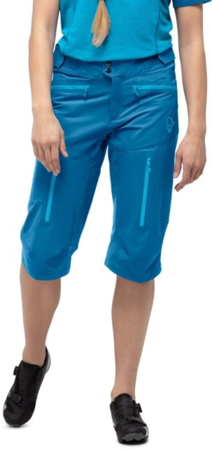 Norrona Fjora Flex Shorts - Women's Mykonos Blue Medium 2205-20 6000