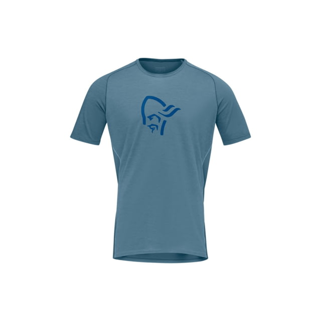 Norrona Fjora Wool T-Shirt - Men's Trooper Small