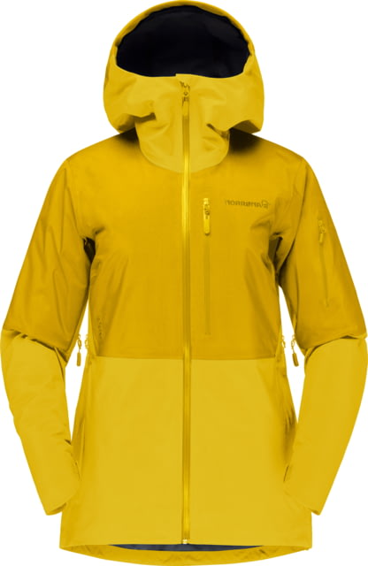 Norrona Lofoten Gore-Tex Jacket - Womens Blazing Yellow/Sulphur Large 1039-20 5655