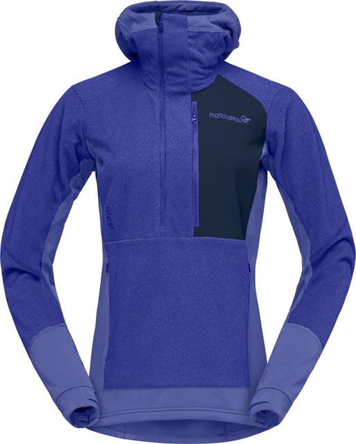 Norrona Lofoten Thermal Pro Hood - Womens Violet Storm/Royal Blue Large 1003-22 6748