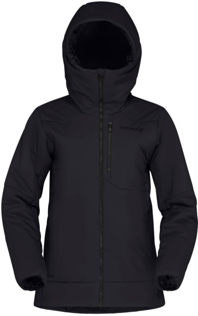 Norrona Tamok Thermo80 Zip Hood - Women's Caviar Black S