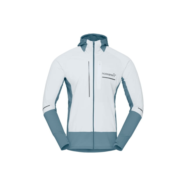 Norrona Senja Alpha90 Zip Hoodie - Men's Snow White Small