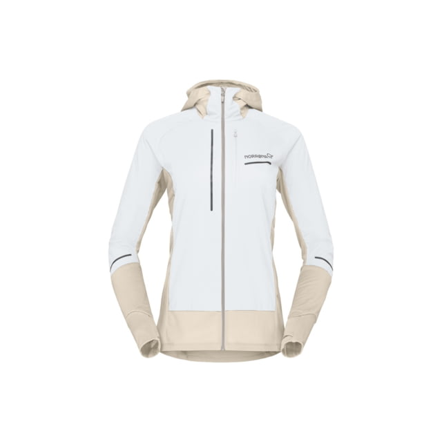 Norrona Senja Alpha90 Zip Hoodie - Women's Snow White Small