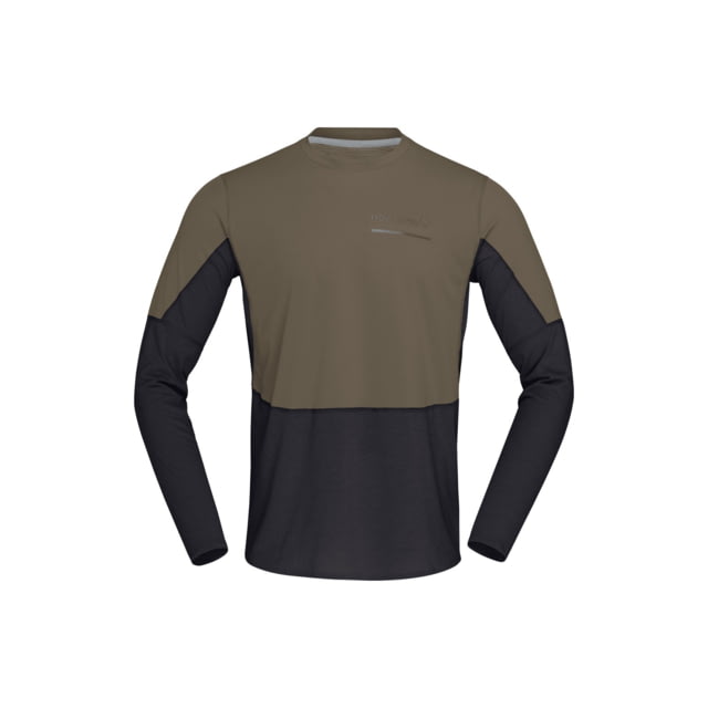 Norrona Senja Equaliser Lightweight Long Sleeve Shirt - Men's Olive Night Medium
