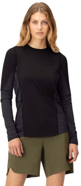 Norrona Senja Equaliser Lightweight Long Sleeve Shirt - Women's Caviar Black Small 5824-23 7718