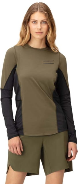Norrona Senja Equaliser Lightweight Long Sleeve Shirt - Women's Olive Night Large 5824-23 3301