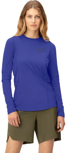 Norrona Senja Equaliser Lightweight Long Sleeve Shirt - Women's Royal Blue Medium