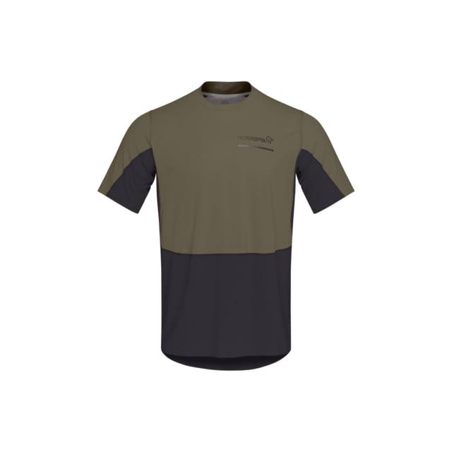 Norrona Senja Equaliser Lightweight T-Shirt - Men's Olive Night Extra Large