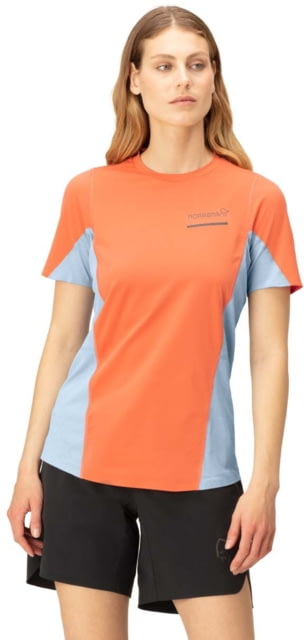 Norrona Senja Equaliser Lightweight T-Shirt - Women's Flamingo Large 5807-23 1251