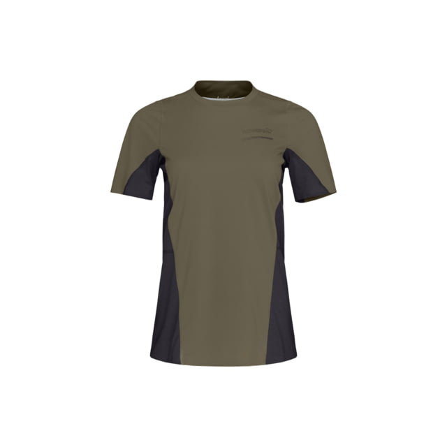 Norrona Senja Equaliser Lightweight T-Shirt - Women's Olive Night Medium