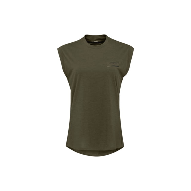 Norrona Senja Equaliser Sleeveless T-Shirt - Women's Olive Night Large
