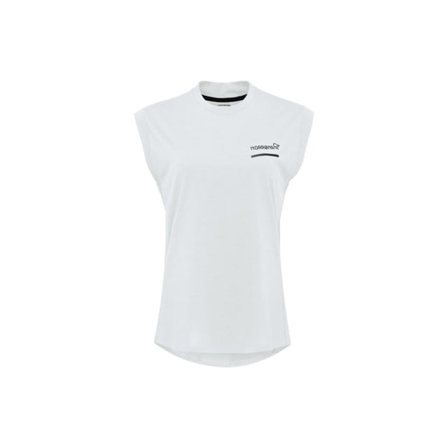 Norrona Senja Equaliser Sleeveless T-Shirt - Women's Snow White Medium