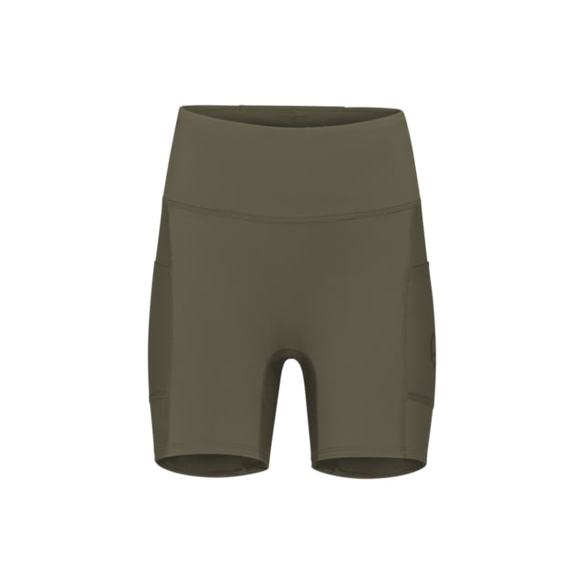 Norrona Senja Equaliser Stretch 6in Tights - Women's Olive Night/Caviar Small