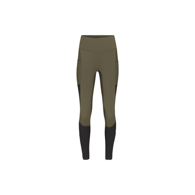 Norrona Senja Equaliser Stretch Tights - Women's Olive Night/Caviar Medium