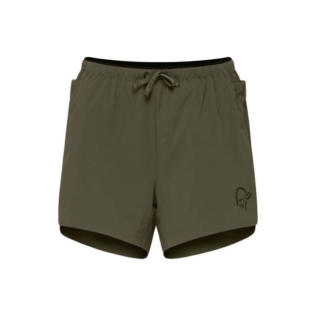 Norrona Senja Flex1 4in Shorts - Women's Olive Night Medium