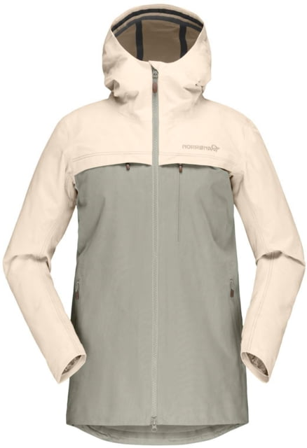 Norrona Svalbard Cotton Jacket - Women's Ecru/Sandstone Large