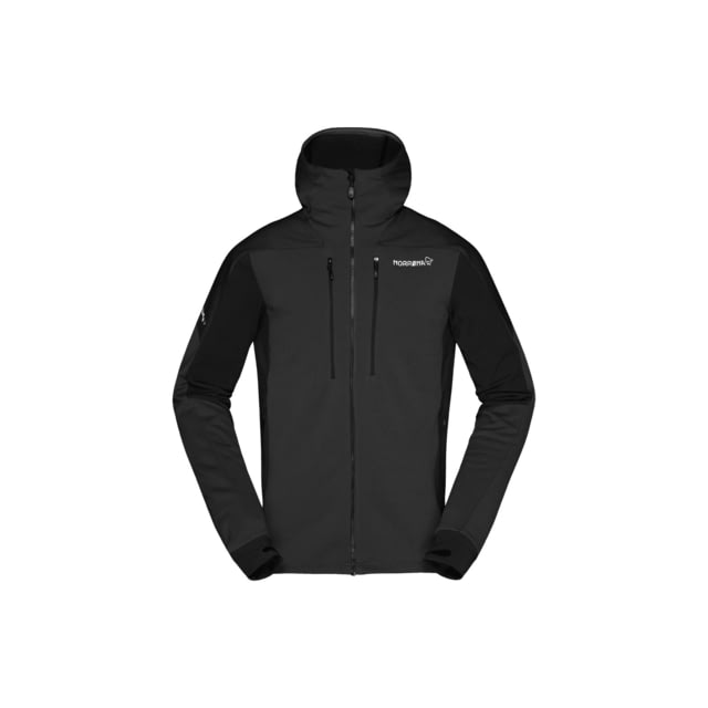 Norrona Trollveggen Powerstretch Pro Zip Hooded Jacket - Men's Caviar Large