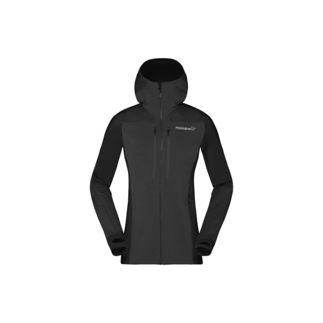 Norrona Trollveggen Powerstretch Pro Zip Hooded Jacket - Women's Caviar Small