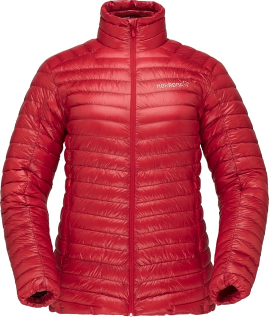 Norrona Trollveggen Superlight Down850 Jacket - Women's True Red Extra Small