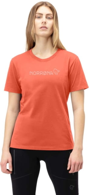 Norrona Viking Norrona T-Shirt - Women's Orange Alert Extra Small 3424-21 5620 XS